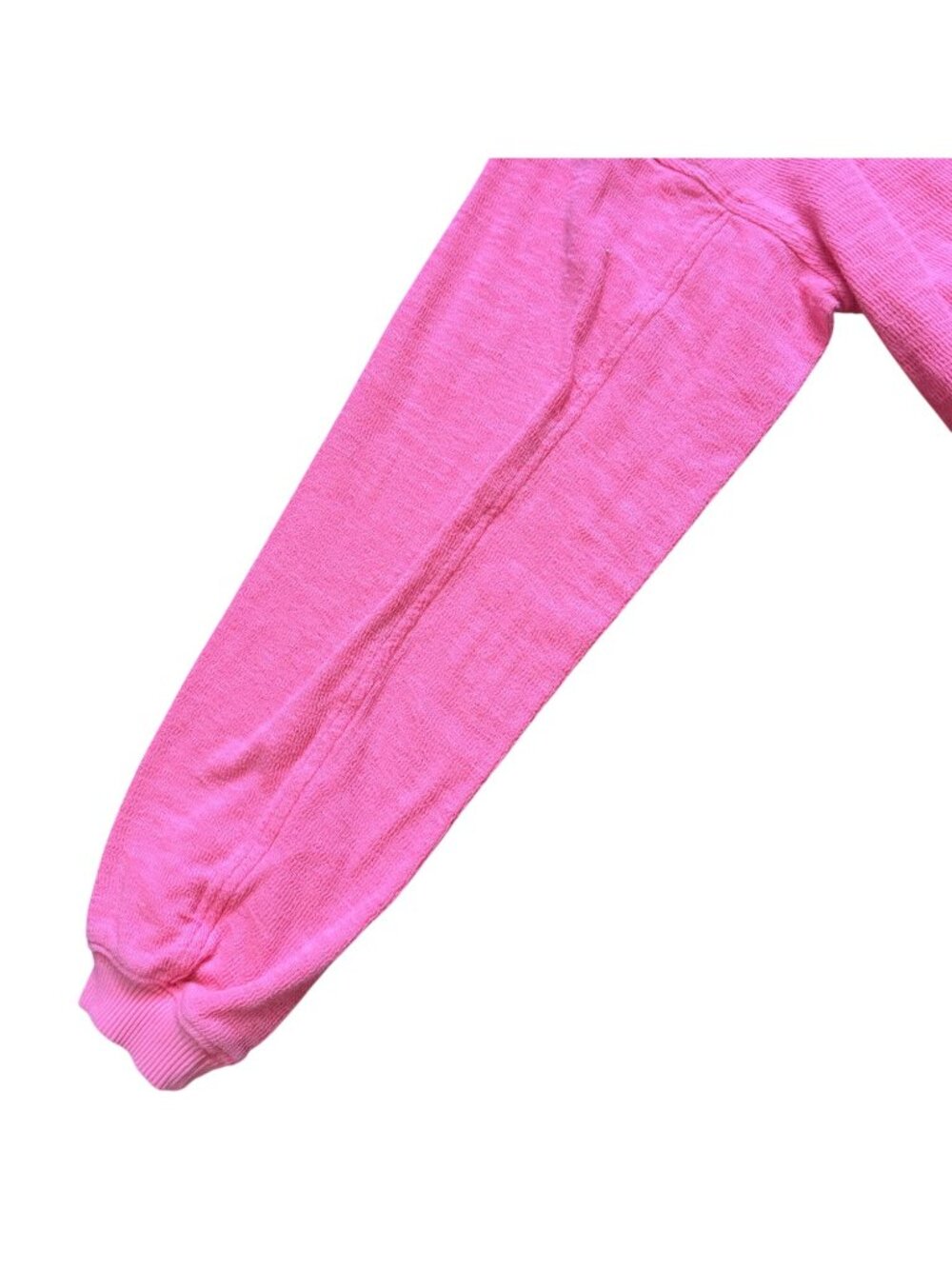 Aerie Womens Long Sleeve Henley Shirt-Pink-M-GUC - Picture 4 of 6